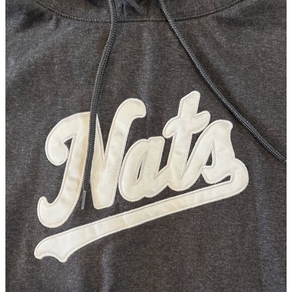 Washington Nats Hoodie Nationals MLB Gray XL Front Pocket Hood Baseball - Picture 2 of 6